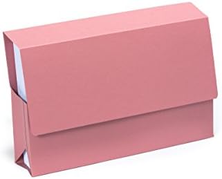 Exacompta Guildhall Probate Wallets, 315 GSM, Foolscap - Pink, Pack of 25