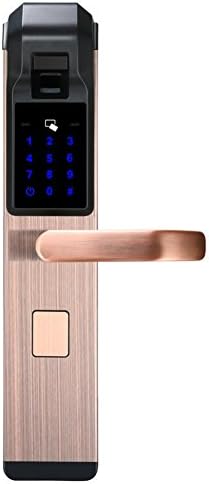 Smart door lock Fingerprint Biometric Touchscreen Home Security Keyless Touchpad Digital Code Locks,Reversible Handle-B