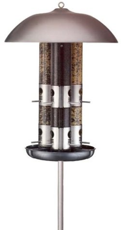 Amazon Com Opus 5103 Topflight Triple Tube Bird Feeder Garden