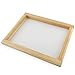 Caydo 10 x 14 Inch Large Wood Silk Screen Printing Frames with 110 White Mesh