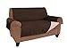 Link Shades Anti-Slip Xtra Large Sofa Protector | Water Resistant Microsuede Slipcover | Stay-Put Straps | Cover Protects Couches from Dogs & Other Pets (XL Sofa, up to 86