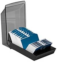 Amazon.com : Rolodex 67011 Rolodex Covered Business Card File, 500 2-1 ...