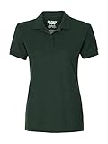 Gildan Womens DryBlend 6.3 oz. Double Piqu? Sport Shirt (G728L) -FOREST GRE -L