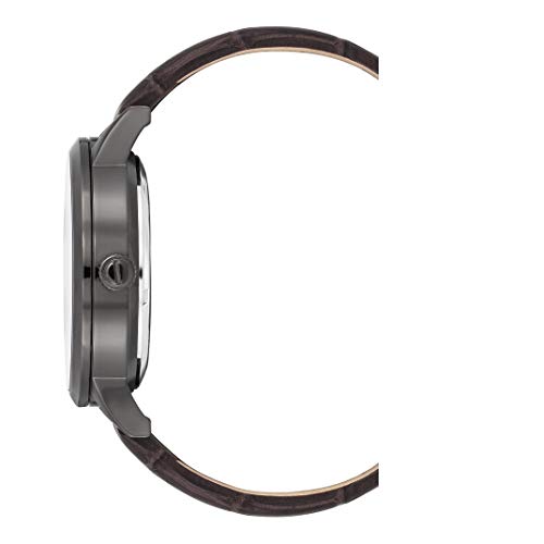 Kenneth Cole New York Men's Quartz Stainless Steel Case Leather Strap  /Stainless Steel Bracelet Casual Watch,(