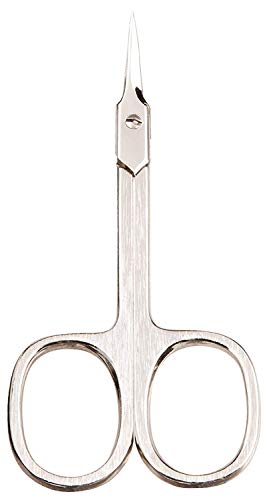 Titania Germany Cuticle Scissors - Premium Quality Tower Point Curved Cuticle Trimmer - For Cutting Dry Skin & Callus For Fingernail & Toenail Grooming