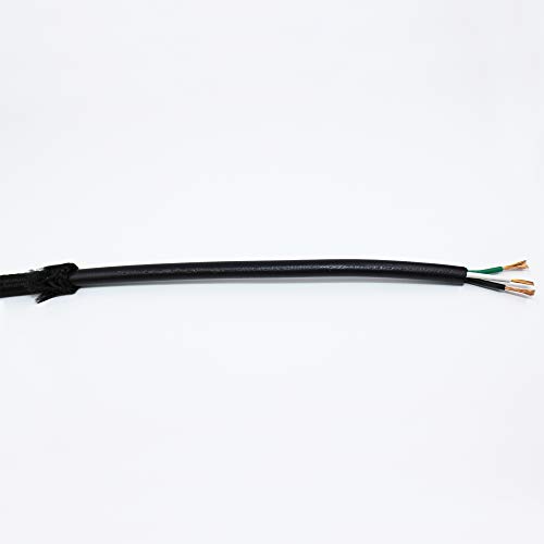 image for CW-Mart 18/3 20Ft Vintage Electrical Wire Power Cord With Plug Lamp Ra