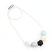 Lofca Silicone Teething Necklace for Mom to Wear-Great Baby Teether Toys-BPA Free Chew Beads-Breastfeeding Nursing Necklace Soothes Aching Gums-'Page'(Mint)