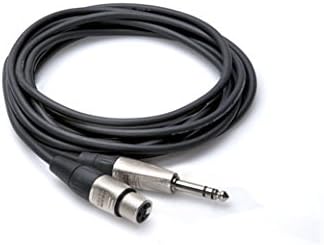 Hosa HXS003 Pro Balanced 1/4-Inch TRS to XLR Female Interconnect Cable,  3-Feet: Amazon.ca: Musical Instruments, Stage & Studio