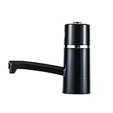 Morhua Wireless Auto Electric Gallon Bottled Drinking Water Pump Dispenser Switch, Automatic Electric Water Drinking Portable Button Pump Dispenser Gallon Bottle Switch 5W and 12V (Black)