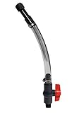 HUNSAKER USA VP Racing Fuel Jug Ball Valve Hose Kit w/Shut-Off Ball Valve, Fits Jegs, Jaz, Scribner and VP Fuel Jugs