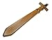 Warm Hearth Gifts Children's Wooden Toy Medieval Knight Sword for Costume and Play - with Real Wooden Sheath.
