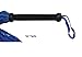 Premium Suede Flogger for Horse Training Crop Whip (18 Soft Suede Tails) (Blue) Suede Covered Handle with Wrist Strap