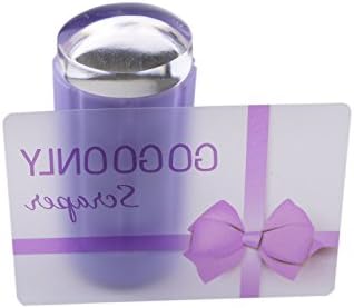 GOGOONLY Nail Art CLEAR JELLY Soft Stamper and Scraper Set - Stamping Tools - CLEAR - BH000676