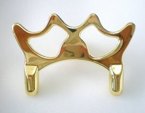 Homegames Snooker Pool Table Cue Rest Butt Brass