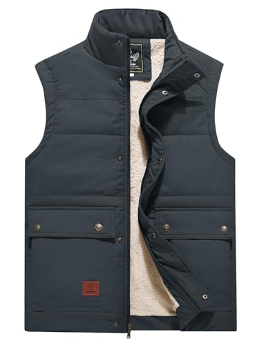 Flygo Men's Winter Warm Outdoor Padded Puffer