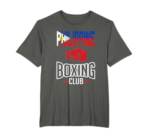 Philippine Flag Boxing Club Filipino Pinoy T-Shirt T-Shirt