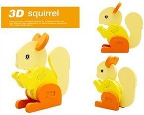 Mayatras Early Age 3D Wood Jigsaw Puzzles in Animals Shapes for Small Kids. Pack of 3 Different Patterns Puzzle (17.5X14.5 cm)