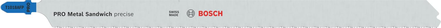 Bosch 2608636793 T1018Afp Pk of 3 Jigsaw Blade Prec for Metal-Sandwich