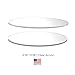 Lacupella Cake Decorating Acrylic Disk For Buttercream Icing Set of 2-3/16