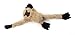 goDog Crazy Tugs Fuzzy Sloth with Chew Guard Technology Plush Dog Toy, Tan Large