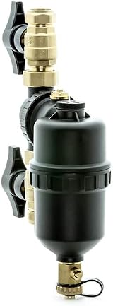 Tower TFC Group TRADE03 22mm Inline Magnetic Boiler Water Filter Black view 4
