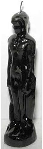 Glob Black Human Male Image 7'' Candle (Man Wicca Spell Pagan Hoodoo)