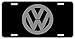VW Logo License Plate Gloss black