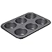 Chicago Metallic Professional 6-Cup Non-Stick Muffin Pan, Make up to 6 large muffins, cupcakes, quiches, egg cups, and more,14-Inch-by-10.25-Inch