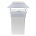 12 Pack 4x4 Outdoor Garden Solar LED White Post Cap Fence Pathway Landscape Square Light Lights Bundle Deal