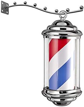 Outdoor Hairdressing Bar Hairdressing Turn Light Mini Indoor Hair Salon Sign Light Hanging Small Turn Light Barber Pole,B