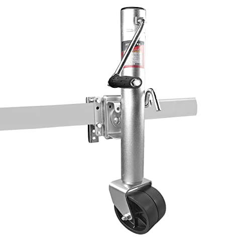 Aukayne Trailer Jack with Wheel 2000 LBs, Heavy Duty Longer Lifespan