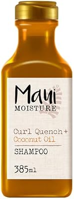 Cuidados Capilares, Curl Quench+, Óleo de Coco, Champô para Cabelo Grosso e Encaracolado, 385ml (a embalagem pode variar)