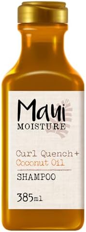 Cuidados Capilares, Curl Quench+, Óleo de Coco, Champô para Cabelo Grosso e Encaracolado, 385ml (a embalagem pode variar)