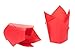 Tulip Cupcake Liners - 100-Pack Medium Baking Cups, Muffin Wrappers, Perfect for Birthday Parties, Weddings, Baby Showers, Bakeries, Catering, Restaurants, Red