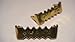 100 Brass Plated Small No Nail AMS Sawtooth Picture Hangers for Hardwood