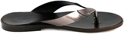 Roberto GuerriniMens Pewter Flip-Flop/Thong/Sandal