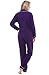 Del Rossa Women's Fleece Pajamas, Long Button Down Pj Set
