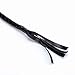 BinaryABC Leather Whip ,Handle Whip for Halloween Costume Accessories 1.6m(Black)