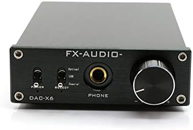Binghotfire FX-AUDIO Dac-x6 Desktop Amp Preamplifier Audio Decoding Hifi Amp 24bit black