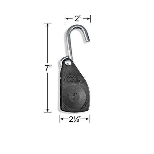 Rope Ratchet Hang Em High Rope Hoisting Hanging Feeder Pulley