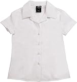 FRENCH TOAST School Uniforms Girls Short Sleeve Pointy Collar Blouse - E9324
