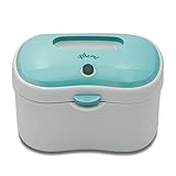 (Upgraded) MEMI Dreamy Wipes Warmer | Holder | Easy-USE | Perfect Gift |(Sky Blue)
