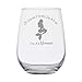 Of Course I Drink Like A Fish I'm A Mermaid - 15 oz Stemless Cup - Funny Birthday Gift - Great for the Beach or Poolside - Ariel Inspired - Home and Kitchen Decor - Beach Tiki Bar Drinking Glass