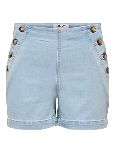 Only Shorts Onlmadeline Button HW Pantalones Cortos Gua para Mujer