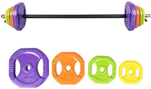 Squadra Fitness Body Pump with 10kg Weight Bar Spring Locks