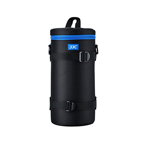JJC Deluxe Lens Case Pouch Bag for Sigma 150-500mm f/5-6.3 DG OS HSM, Canon RF 800mm f/11 IS STM, Nikon AF-S NIKKOR 200-500mm f/5.6E ED VR & More Lenses Below 4.9'' x 11.4''(D x L)