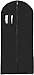 Bags for Less New Breathable 54 inch Suit and Dress Black Garment Bag Cover Hanging Carrier for Storage and Travel primary