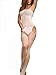 Sexy Lace White See Through Elastic Hosiery Suspender Bodystocking