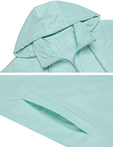 image for ZEGOLO Women's Raincoats Waterproof Windbreaker Lightweight Active Out
