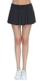 Women's Gym Athleta Stretchy Skorts With Underwear Covered (Black, X-Small)
